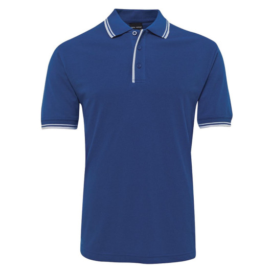 Classic Contrast Polo Royal White